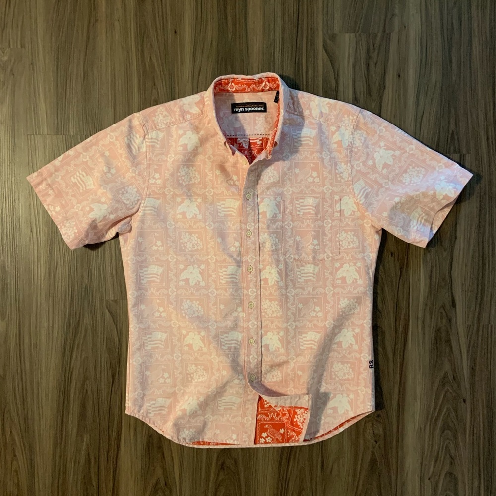 Men’s Reverse Printed Heavyweight Cotton Blend Shirt